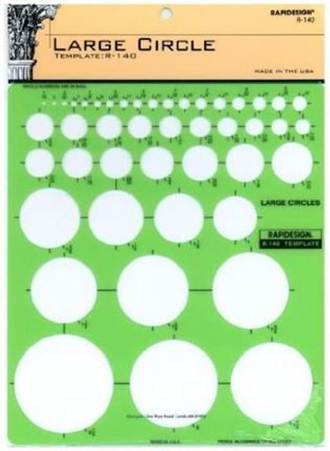 Rapidesign® R-140 Large Circles Template