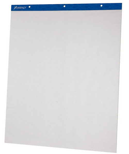 Unruled Flip Chart/Easel Pad, 27"x34"