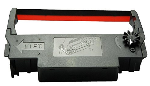 Dot Matrix,  Black/Red Ribbon For Epson ERC 30/34/38