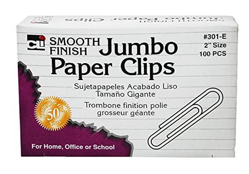 Jumbo Paper Clips, Size #4