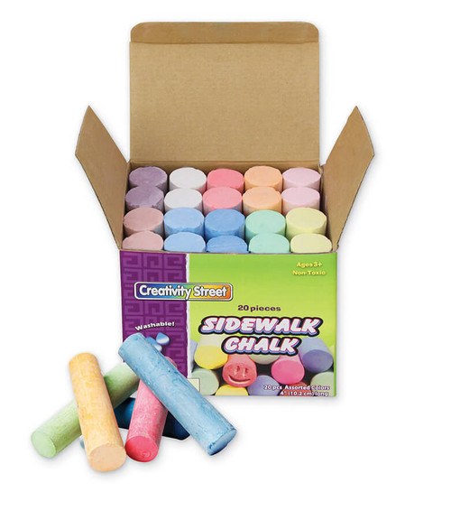 Sidewalk Chalk, Bright Colors