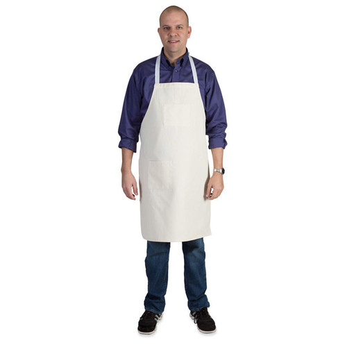 Adult Cotton Apron, 34"x24", Tan