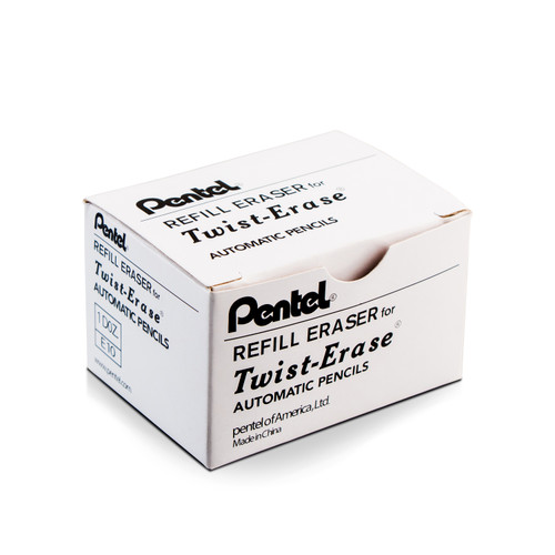 Pentel Twist-Erase Eraser Refills, 3 Count of 12 Pack