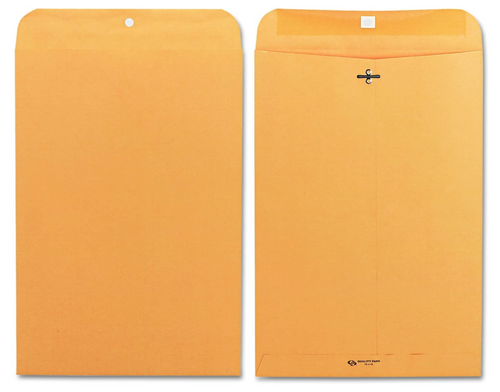 Clasp Envelopes, Kraft Brown, 10" x 15"