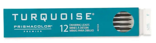 Premier Turquoise Drawing Leads, F, 12 Count
