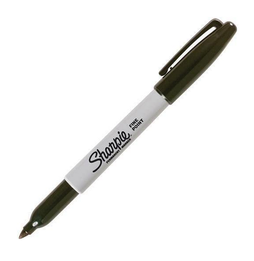 Sharpie Permanent Marker, Fine Tip, Black