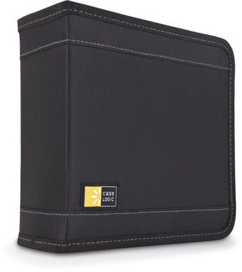 CD Wallet, Black, 32 Pockets