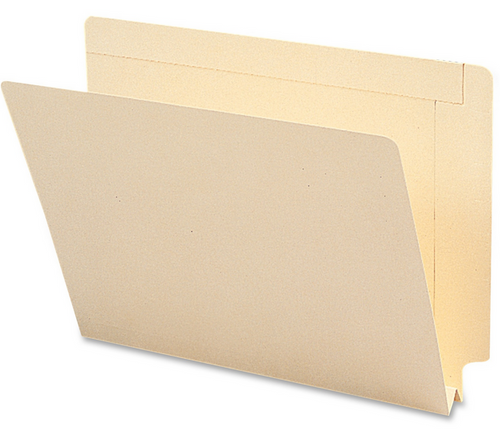 Reinforced Straight Cut Tab File Folder, Manila