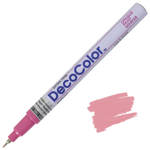Uchida DecoColor Paint Marker, Extra Fine Point, Pink