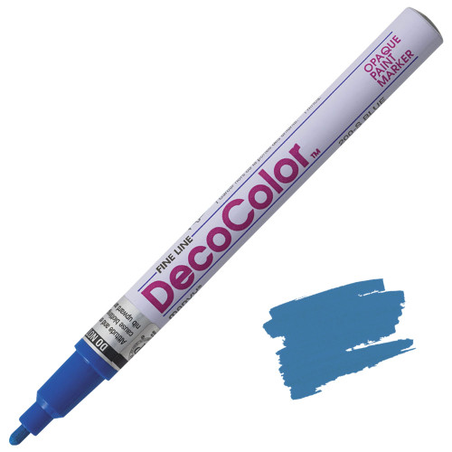 Uchida DecoColor Paint Marker, Fine Point, Blue