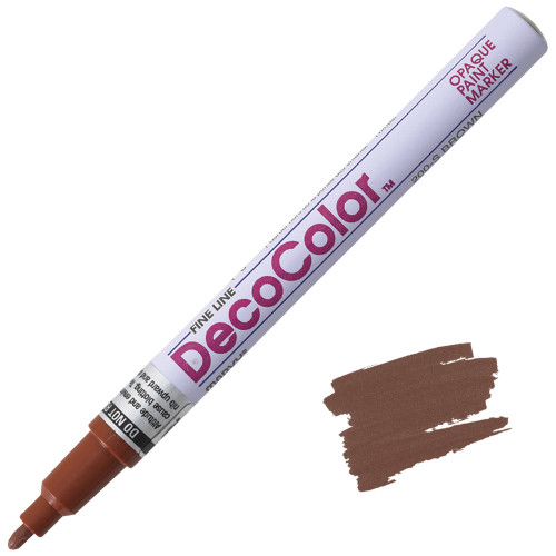 Uchida DecoColor Paint Marker, Fine Point, Brown