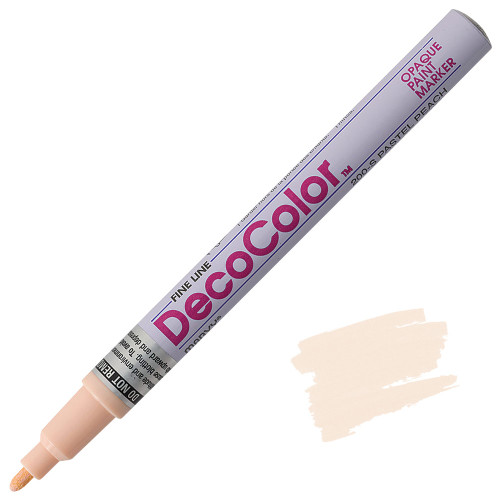 Uchida DecoColor Paint Marker, Fine Point, Pastel Peach