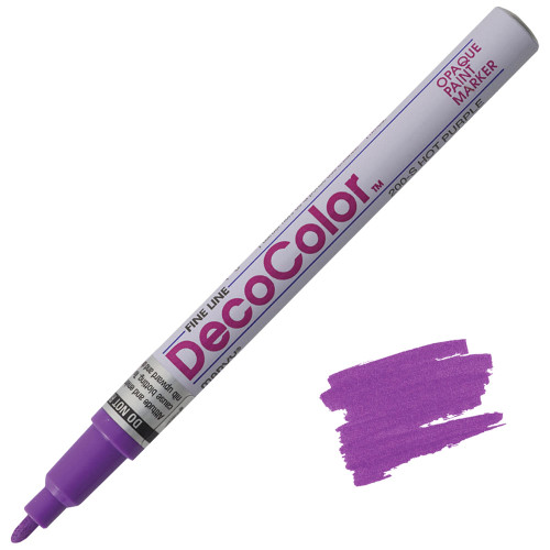 Uchida DecoColor Paint Marker, Fine Point, Hot Purple