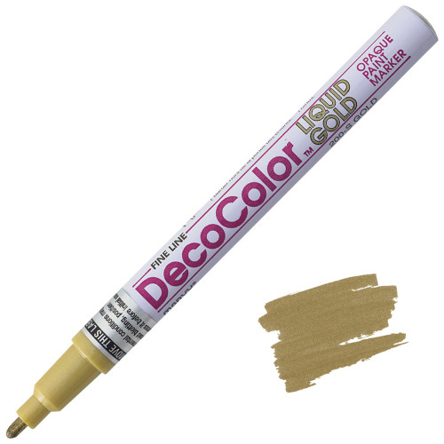 Uchida DecoColor Paint Marker, Fine Point, Gold