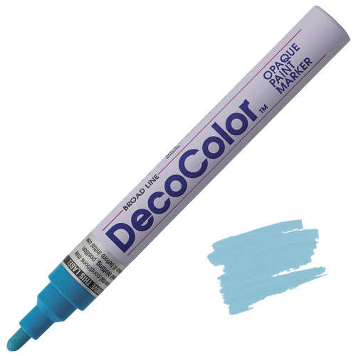 Uchida DecoColor Paint Marker, Broad Point, Light Blue