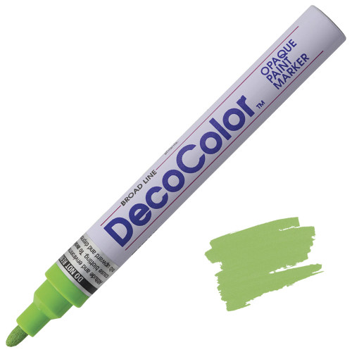 Uchida DecoColor Paint Marker, Broad Point, Light Green