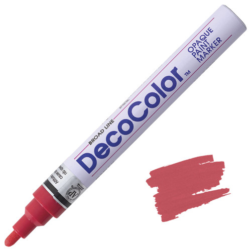 Uchida DecoColor Paint Marker, Broad Point, Red