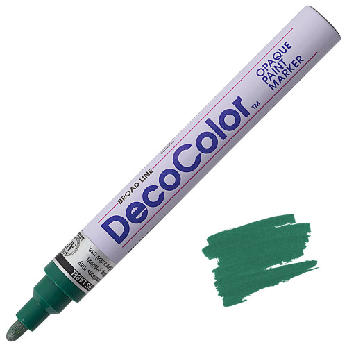 Uchida DecoColor Paint Marker, Broad Point, Pine Green