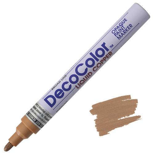 Uchida DecoColor Paint Marker, Broad Point, Copper