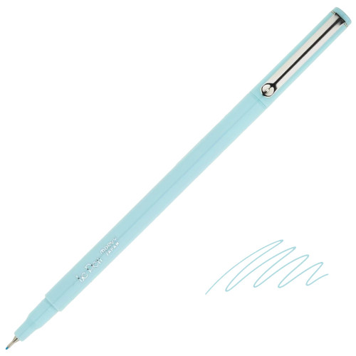 Uchida Le Pen Fine Line Marker Pen, Micro-Fine Point (0.3mm), Pale Blue