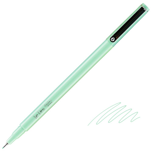Uchida Le Pen Fine Line Marker Pen, Micro-Fine Point (0.3mm), Peppermint