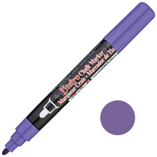 Uchida Bistro Chalk Marker, 6mm Broad Tip, Violet