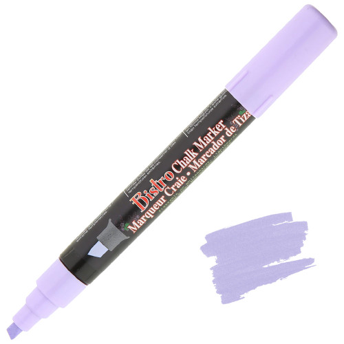 Uchida Bistro Chalk Marker, Chisel Tip, Pale Violet