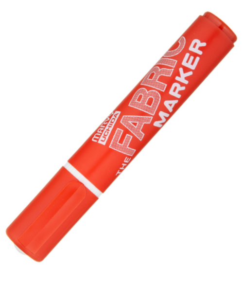 Fabric Marker, Broad Tip, Red