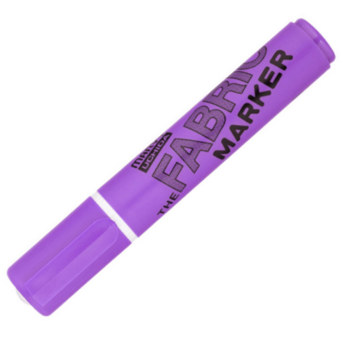 Fabric Marker, Broad, Fluorescent Violet