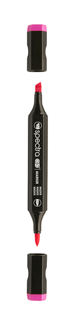Spectra AD Twin Tip Alcohol Marker, Magenta
