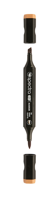 Spectra AD Twin Tip Alcohol Marker, Tan