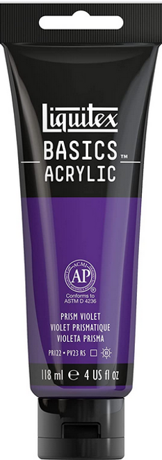 Basics Acrylic Paint, 4 oz, Prism Violet