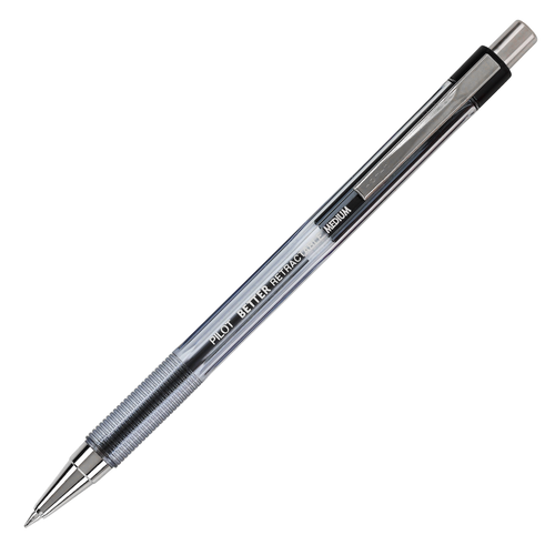 Pilot The Better Retractable Ballpoint Pen, Medium Point (1.0mm), Black