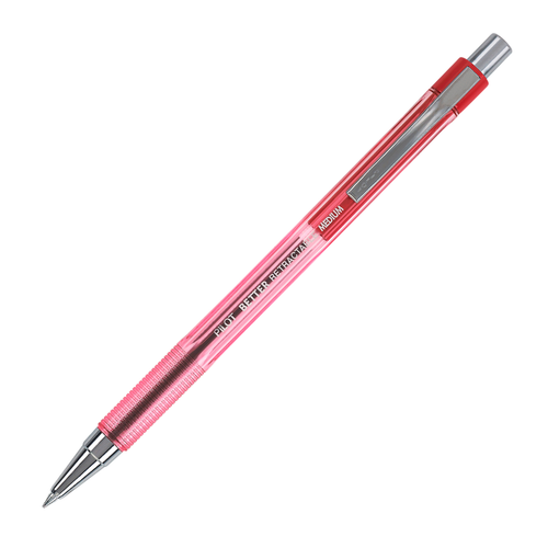Pilot The Better Retractable Ballpoint Pen, Medium Point (1.0mm), Red