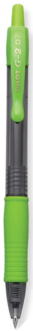 G2 Gel Ink Rolling Ball Pen, Retractable, Fine Point (0.7mm), Lime
