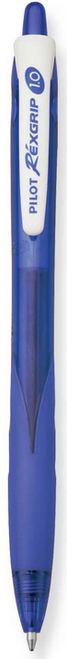 Pilot RexGrip BeGreen Retractable Ballpoint Pen, Medium Point (1.0mm), Blue