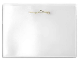 Pin Style Name Badges, Laser/Inkjet, 3" x 4", White, 100 Badges