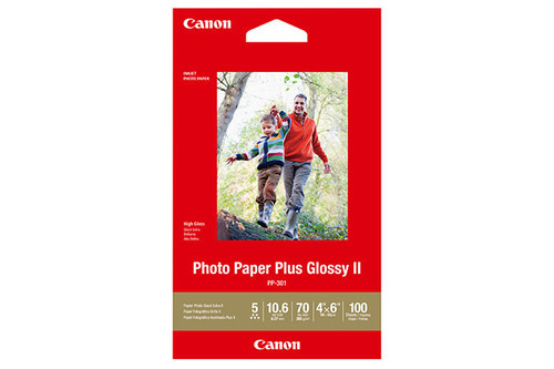 Photo Paper Plus Glossy II, 4"x6", 100ct