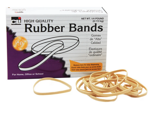 #32 High Quality Rubber Bands,  1/4 lb