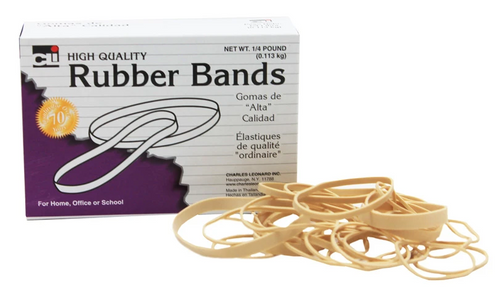 #54 Assorted High Quality Rubber Bands, 1/4 lb