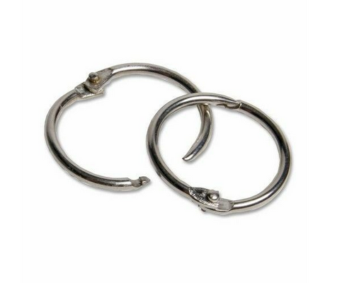 Looseleaf Rings, 1", Round