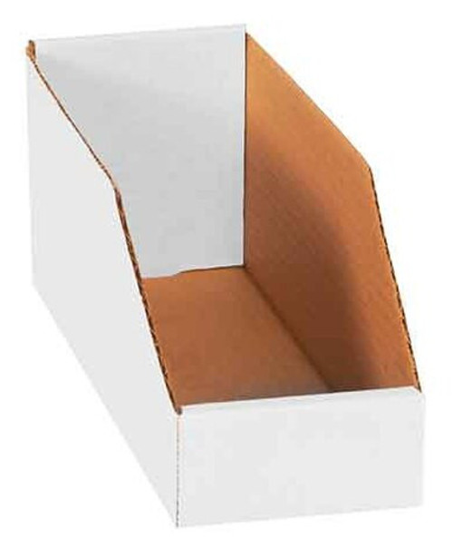 Bin Box, 12"x 6"x4-1/2", White