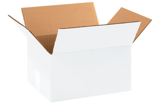 Shipping Box, 10"x6"x4", White