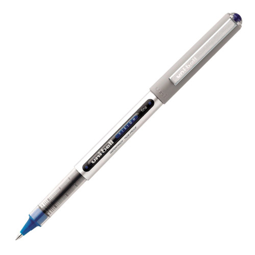 Uniball Vision Rollerball Pen, Fine Point (0.7mm), Blue