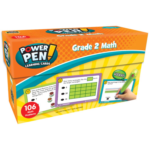 Teacher Created Resources Power Pen Learning Cards: Math, Grade 2