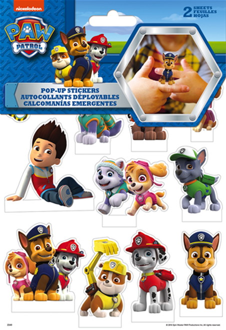 Paw Patrol Pop-Up Stickers