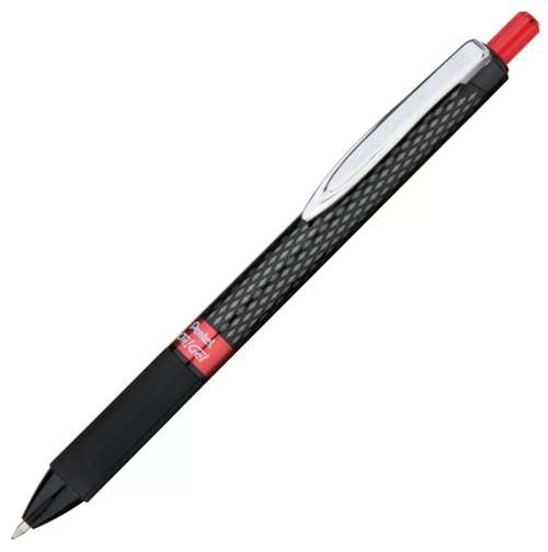 Pentel Oh! Retractable Gel Pen, Medium Point (0.7mm), Red