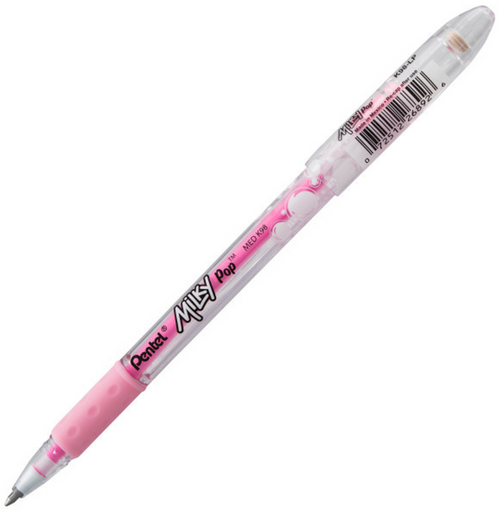 Milky Pop Pastel Gel Pen, Medium Point (0.8mm), Pastel Pink