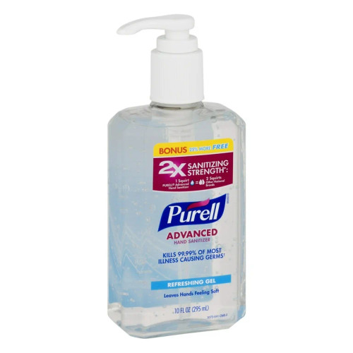 Refreshing Hand Sanitizer Pump, Refreshing Original Gel, 10oz