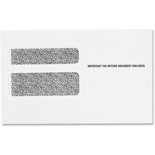 Tops Double Window Tax Form Envelope, Continuous W-2
